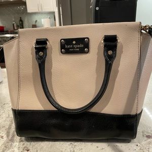 Kate Spade black and tan crossbody